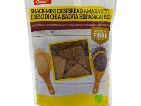 La Finestra Sul Cielo Snack Mini Crispbread Semillas de Amaranto y Chía (Salvia Hispanica) Bio - 110 g Hot on Sale