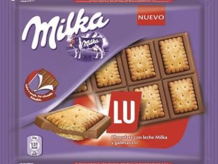 Milka LU - Chocolate con galleta sandwich tableta 35 gr Embalaje Deteriorado Online Hot Sale